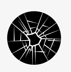 logo破碎开裂LOGO矢量图图标高清图片