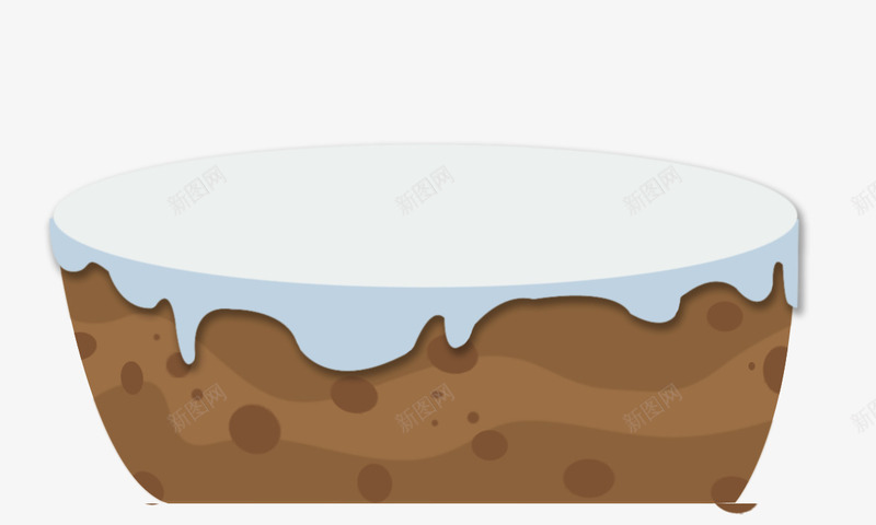 卡通蛋糕底座psd免抠素材_新图网 https://ixintu.com 卡通 蛋糕