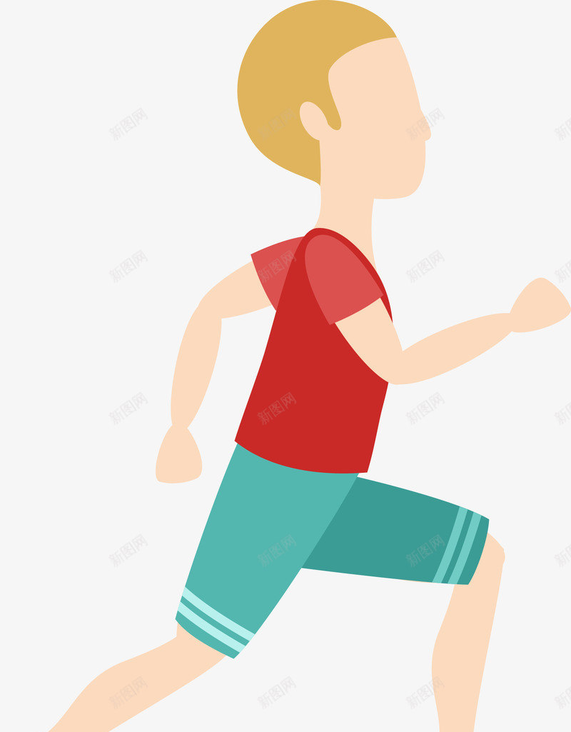 卡通锻炼的男人png免抠素材_新图网 https://ixintu.com 人 健身 健身图 卡通人 奔跑 女人 男人 矢量人 肌肉 运动 锻炼 锻炼的男人