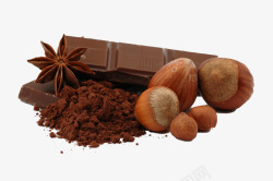 金榛子巧克力坚果巧克力高清图片
