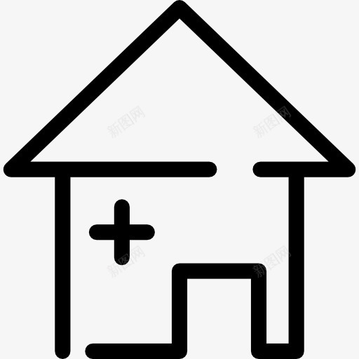 房子的结构图标png_新图网 https://ixintu.com 修复 家居 家居维修 建筑 房地产 网站 网页