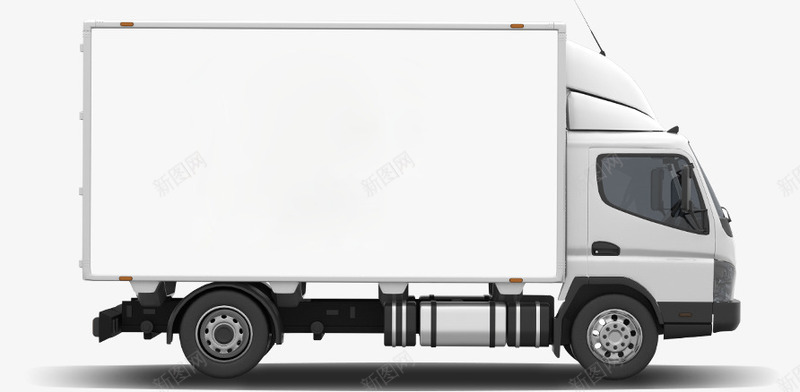 白色卡车货车装饰图标png_新图网 https://ixintu.com 卡车 白色 装饰 货车