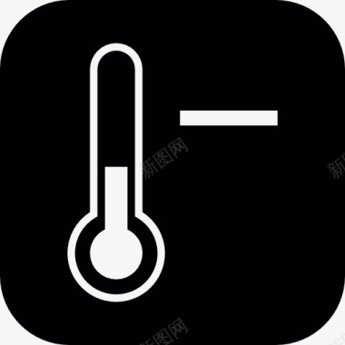 温度计温度控制工具在冬季图标图标