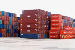 集装箱海运码头集装箱高清图片