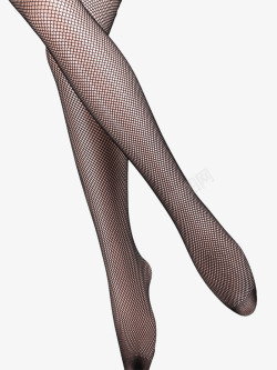 黑色渔网袜美腿特写素材