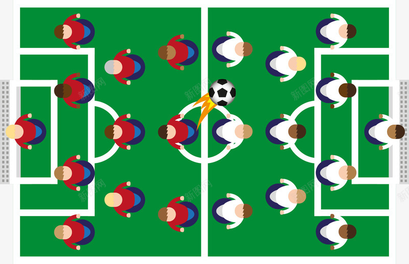 球员足球场矢量图eps免抠素材_新图网 https://ixintu.com 卡通足球场 手绘 手绘足球场 球员 草地球场 足球场 矢量图