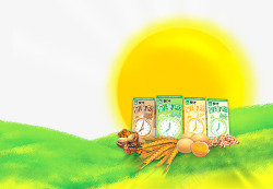 谷物早餐产品实物蒙牛早餐奶高清图片