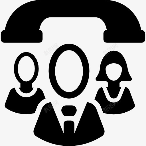 呼叫中心图标png_新图网 https://ixintu.com 人 客户服务电话 帮助 服务 电话 电话听筒