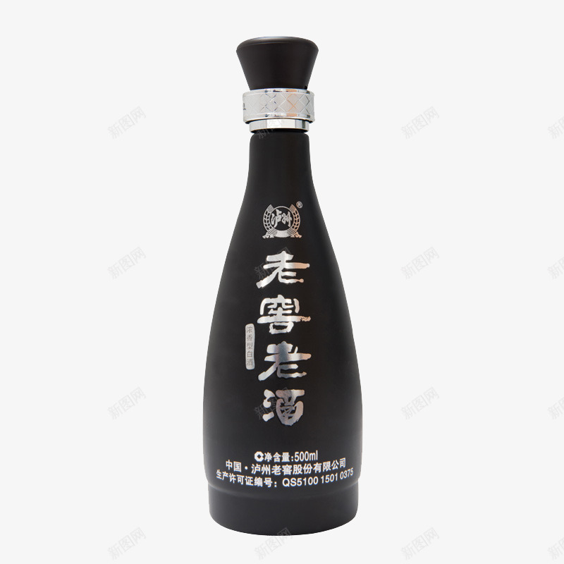 老窖老酒png免抠素材_新图网 https://ixintu.com 产品实物 名酒 老窖老酒 酒包装 黑色