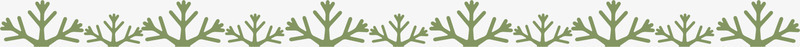 绿色植物雪花框架png免抠素材_新图网 https://ixintu.com 冬天 冬季 冬季枝条 植物 绿色雪花 边框纹理