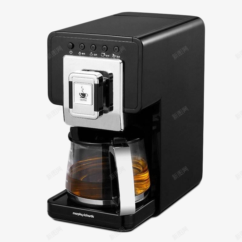 黑白实用咖啡磨豆机png免抠素材_新图网 https://ixintu.com 咖啡机 咖啡磨豆机 商务 实用 常见 智能 科技 黑白