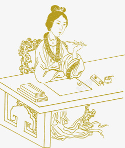 李清照中国传统古代人物高清图片