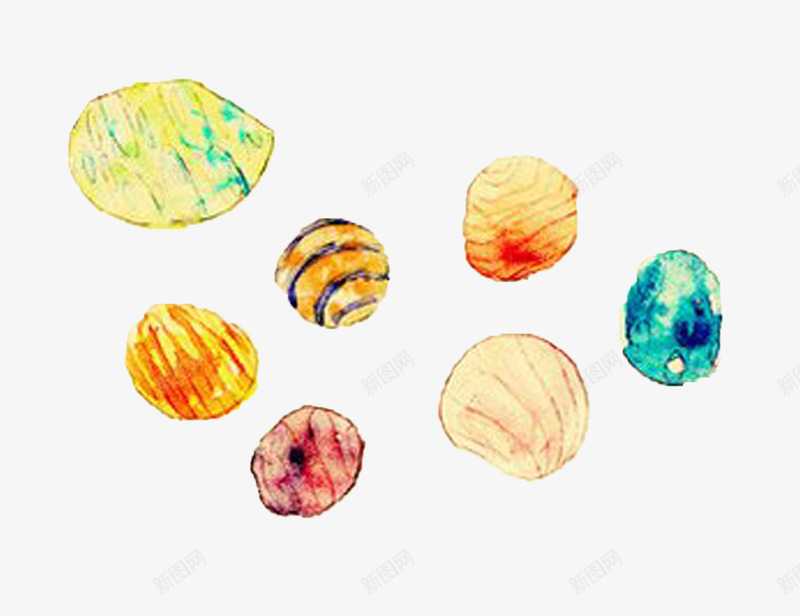 网页贝壳装饰小图标png_新图网 https://ixintu.com 手绘贝壳 贝壳免抠 贝壳图案png图片 贝壳装饰图案
