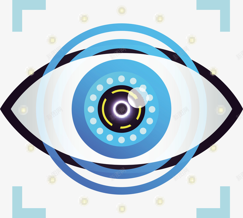 蓝色科技眼镜矢量图eps免抠素材_新图网 https://ixintu.com 眼睛PNG 眼睛高科技 矢量图 矢量眼睛 科技 科技眼睛 蓝色 蓝色眼镜