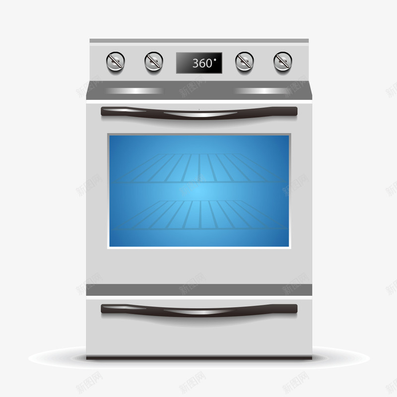白色的烤箱图像png免抠素材_新图网 https://ixintu.com 图像 烤箱 白色 白色的烤箱图像