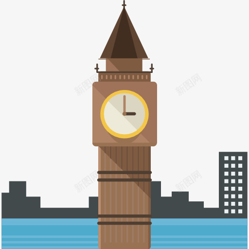 大本钟图标png_新图网 https://ixintu.com 伦敦 塔 大本钟 欧洲的建筑 纪念碑 英国 钟