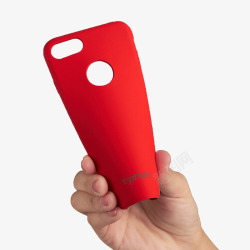 红色硅胶锅铲iphone7红色硅胶手机壳高清图片