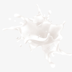 乳白色牛奶飞溅的牛奶高清图片