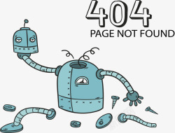 故障机器人机器人故障错误页面高清图片