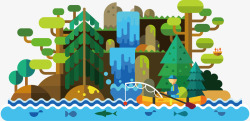 高山流水素材