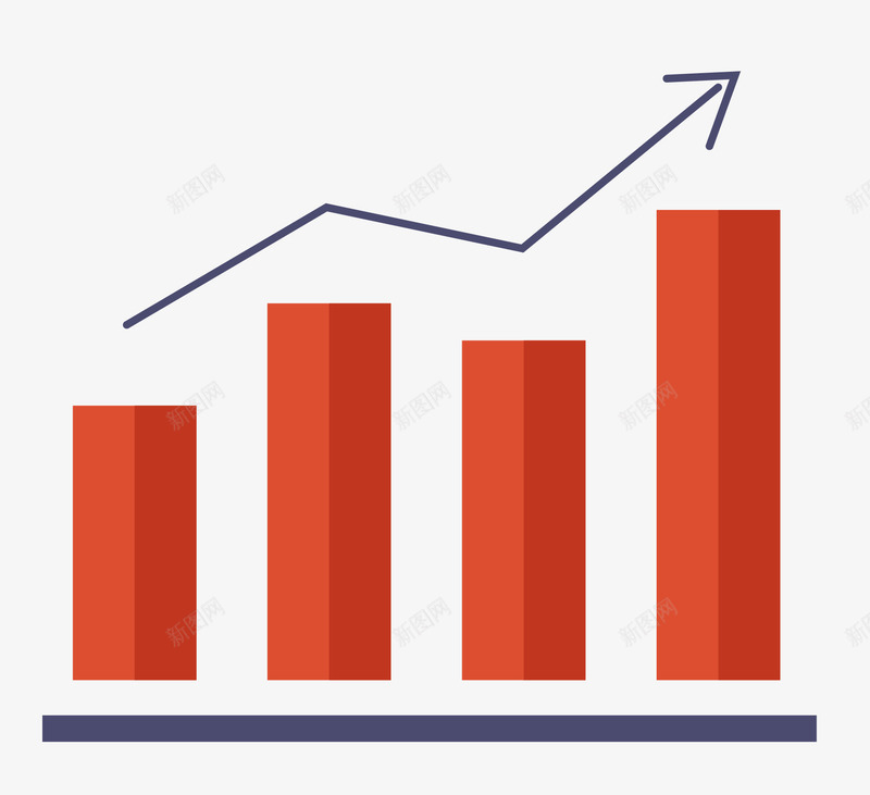 折线数据矢量图eps免抠素材_新图网 https://ixintu.com 上升 折线 数据 矢量素材 矢量图