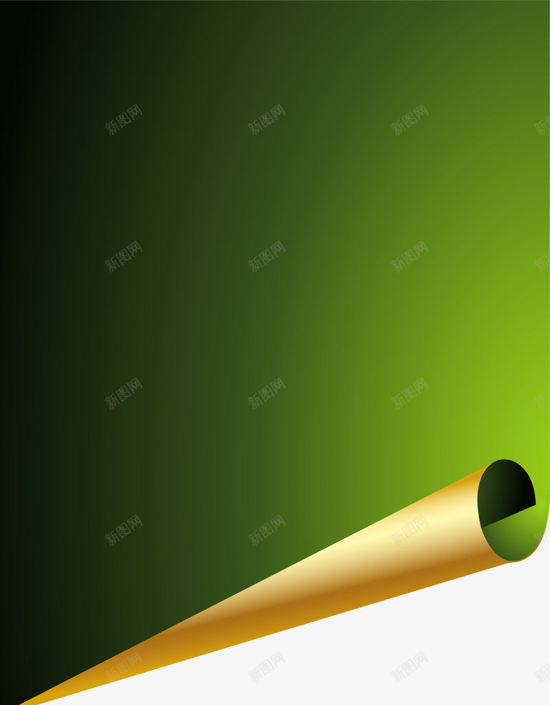 绿色简约纸卷png免抠素材_新图网 https://ixintu.com 图案 简约 纸卷 纹理 绿色 装饰图案 闪耀