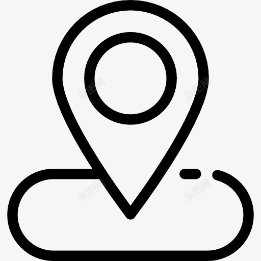 路线图标png_新图网 https://ixintu.com GPS 位置 占位符 启动 地图 地图上的位置 地图的指针 完成 旅行 标志 路线 销