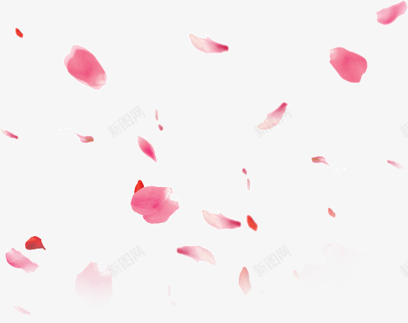 粉色漂浮花瓣装饰png免抠素材_新图网 https://ixintu.com 新图网 漂浮 粉色 花瓣 装饰 设计