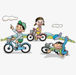小朋友骑单车骑单车的小朋友高清图片