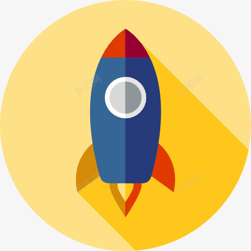 启动图标png_新图网 https://ixintu.com 启动 太空船 火箭 运输