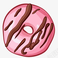 美味甜甜圈png免抠素材_新图网 https://ixintu.com 甜点 甜甜圈 美味 蛋糕 零食