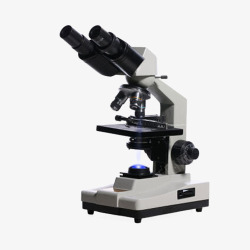 双目光学电子显微镜素材