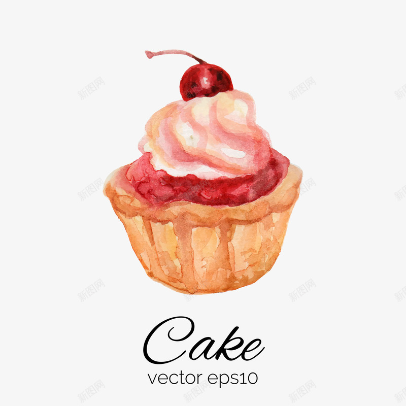 蛋糕png免抠素材_新图网 https://ixintu.com cupcake 蛋糕 西点