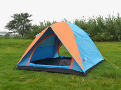 草地上的帐篷素材
