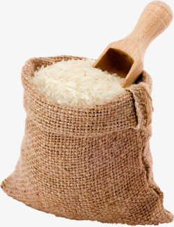 米袋大米高清图片