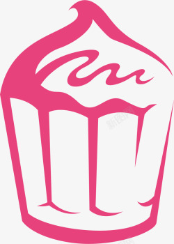 招牌冰激凌零食logo手绘的沙河特色蛋糕矢量图图标高清图片