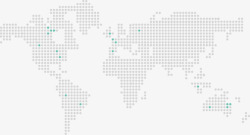 世界地图黑色圆点表示图素材