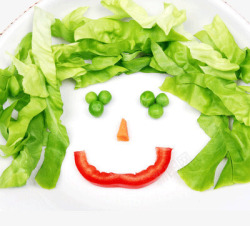开心的蔬菜造型素材