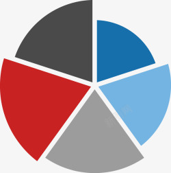 PPT中的饼PPT饼状图图标高清图片