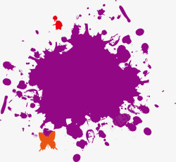 紫色喷粉背景素材