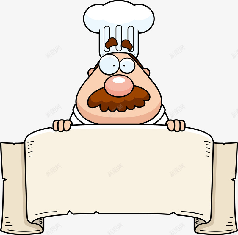 卡通厨师标签png免抠素材_新图网 https://ixintu.com 卡通标签 厨师 厨房 招牌 餐厅 餐饮