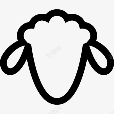 羊的头图标图标
