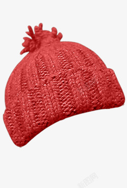 加厚毛线帽秋冬保暖针织帽高清图片