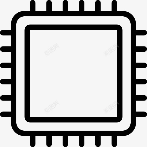 CPU芯片图标png_新图网 https://ixintu.com 主板 电力 电气 计算机 计算机技术