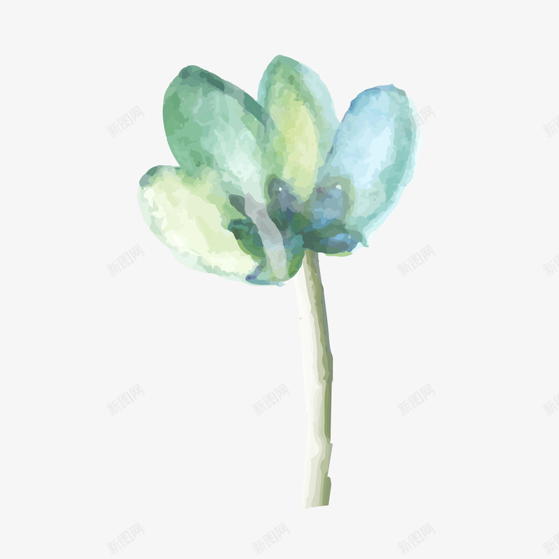 小清新碎花矢量图ai免抠素材_新图网 https://ixintu.com 小清新 小清新碎花 彩色 水彩 水彩花卉 碎花 矢量图