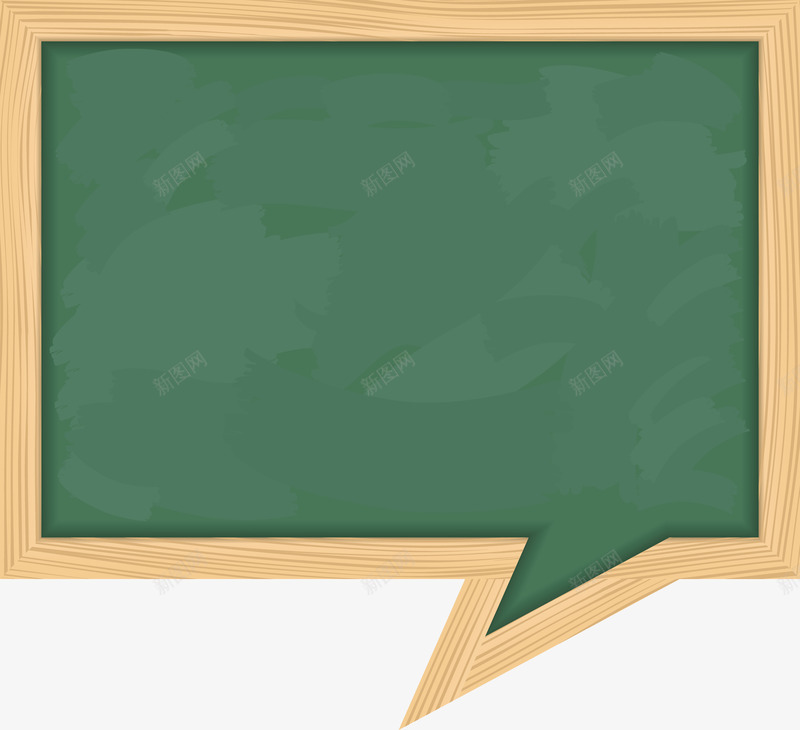 黑板对话框png免抠素材_新图网 https://ixintu.com 写字 矢量源文件 粉笔 粉笔对话框 老师授课