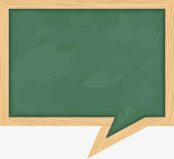 老师授课黑板对话框高清图片