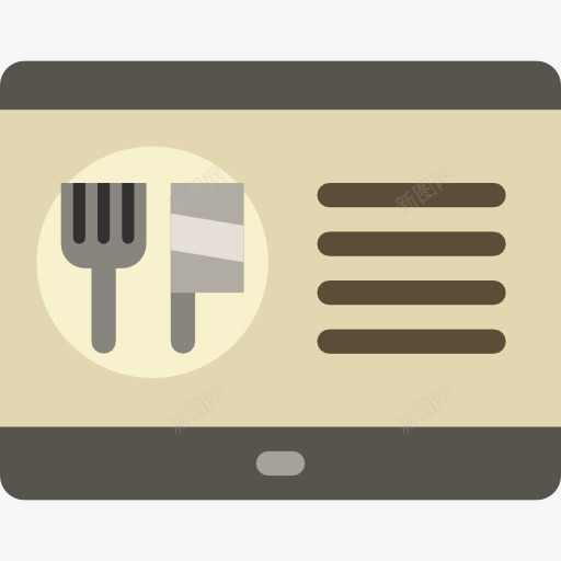 餐厅图标png_新图网 https://ixintu.com APP 互联网 刀 叉 网站 网页浏览器 食品和餐厅 餐厅