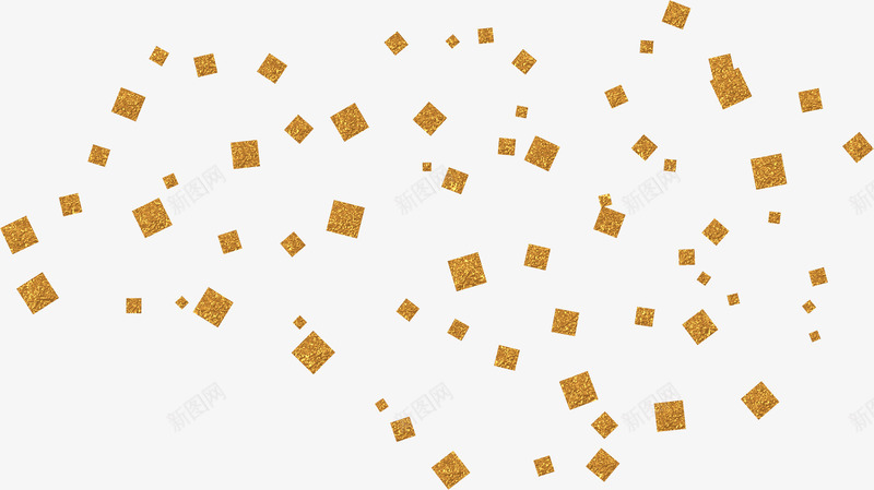 漂浮金黄色粒子png免抠素材_新图网 https://ixintu.com 漂浮素材 粒子漂浮图案 背景装饰素材 金黄