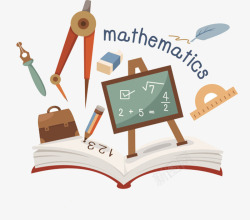 数学工具卡通数学工具公式函数曲线高清图片